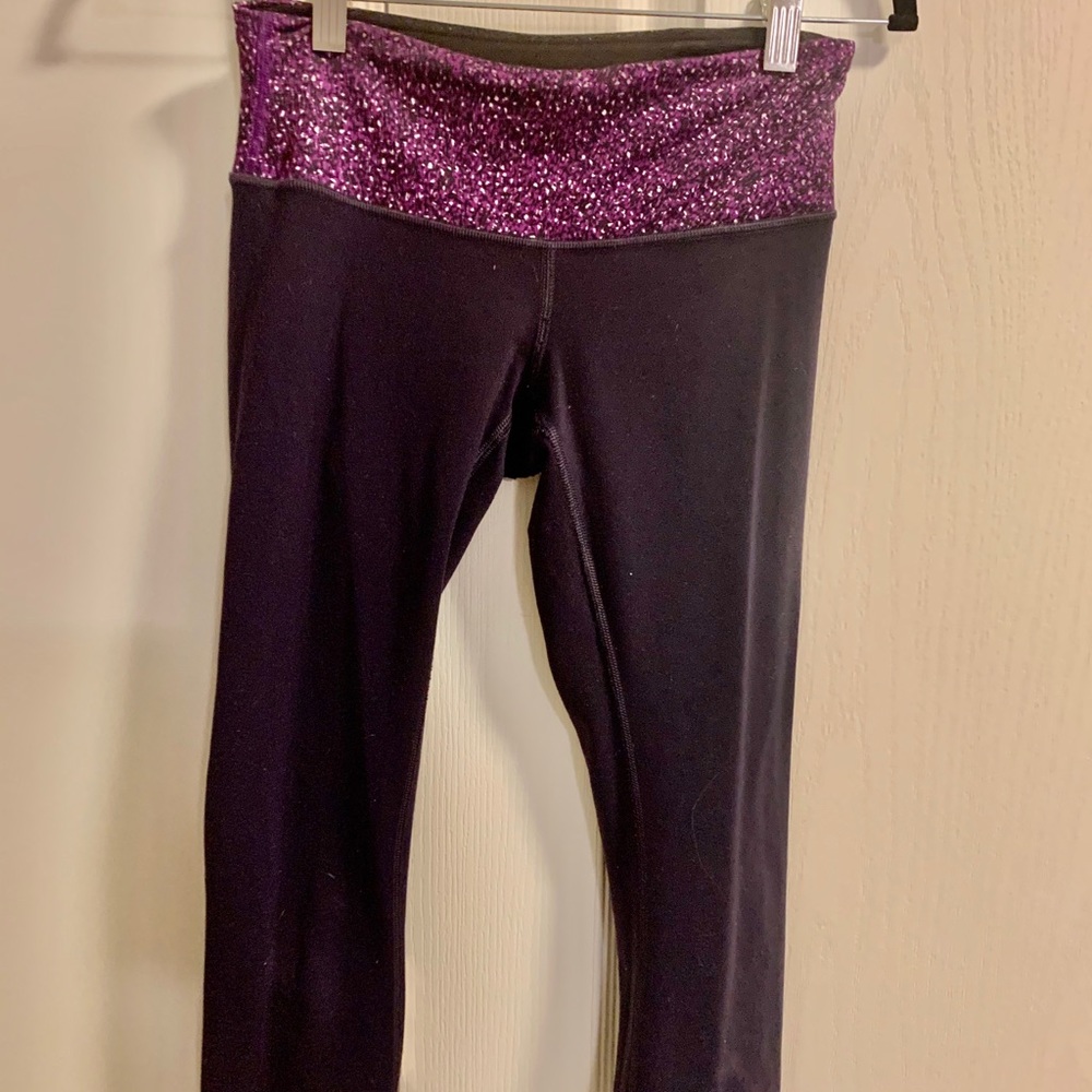 wonder under cropped reversible lulu lemon pants